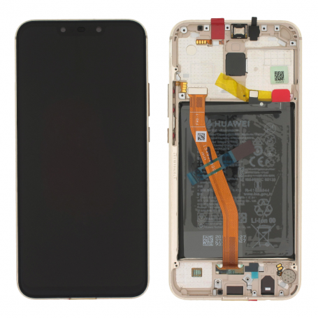 Ecran Huawei Mate 20 Lite Or Sur Châssis + Batterie 02352DKN/02352DFP/02352GTV (Original))