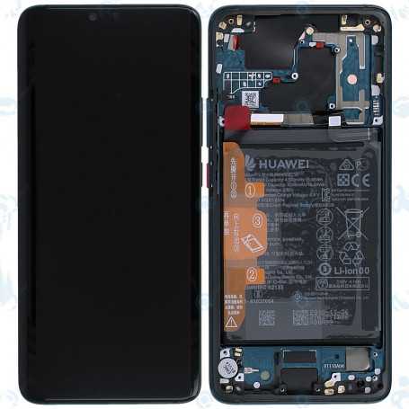Ecran Huawei Mate 20 Pro Vert Émeraude Sur Châssis + Batterie 02352GGB (Original)