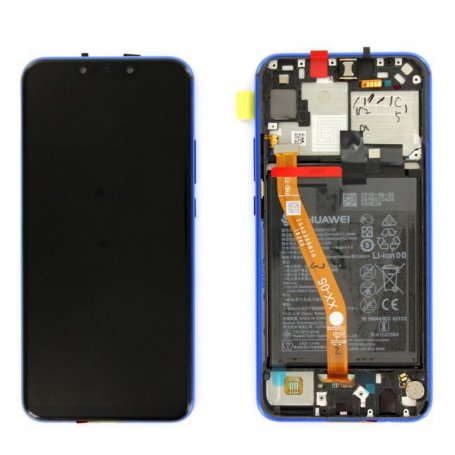 Ecran Huawei P Smart Plus Violet Sur Châssis + Batterie ( Original Pack)