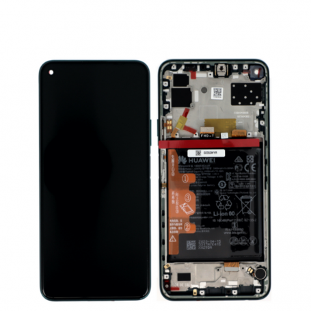 Ecran Huawei P40 Lite 5G Argent Sur Châssis + Batterie (Original)