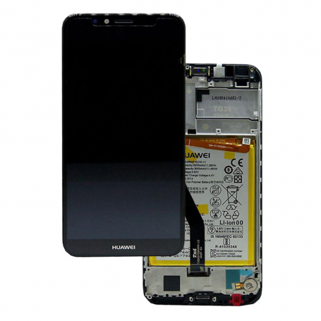 Ecran Huawei Y6 2018 Noir Sur Châssis + Batterie (Original)