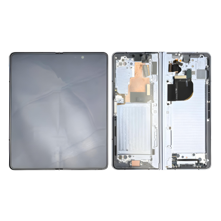 Ecran Intérieur Samsung Galaxy Z Fold 5 Argent + Châssis (Original)