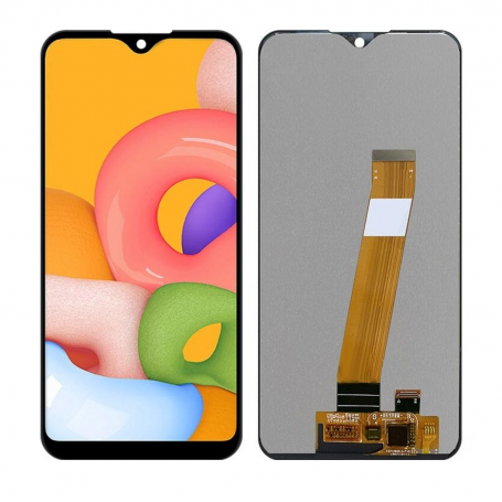 Ecran Samsung Galaxy A01 / M01 Core 2020 Noir Sans Châssis (Original Pack)
