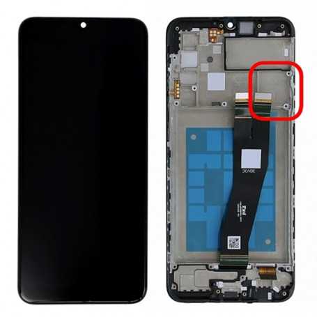 Ecran Samsung Galaxy A02s/M02s Noir + Châssis - EU