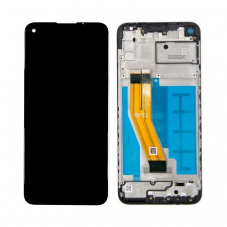 Ecran Samsung Galaxy M11 (M115F) Noir + Châssis (Original)