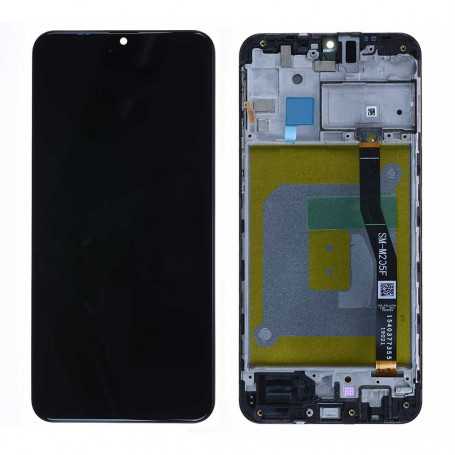 Ecran Samsung Galaxy M20 Noir Charbon Sur Châssis (Original)