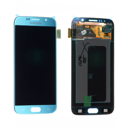 Ecran Samsung Galaxy S6 Bleu Turquoise (Original)