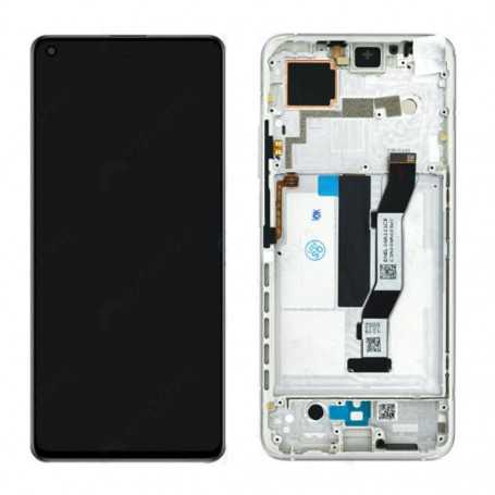 Ecran Xiaomi Mi 10T 5G / Mi 10T Pro Argent + Châssis (Original)