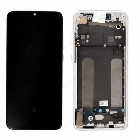 Ecran Xiaomi Mi 9 Lite Blanc + Châssis (Original)