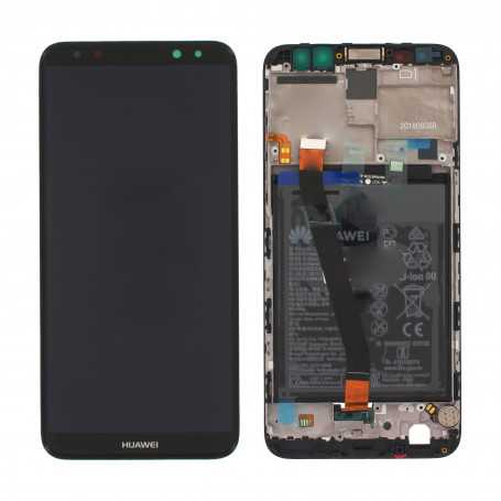 Ecran Huawei Mate 10 Lite / NOVA 2i Noir Sur Châssis + Batterie (Original)