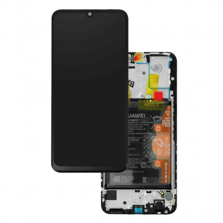 Ecran Huawei P Smart 2019 Noir Sur Châssis + Batterie (Service Pack)