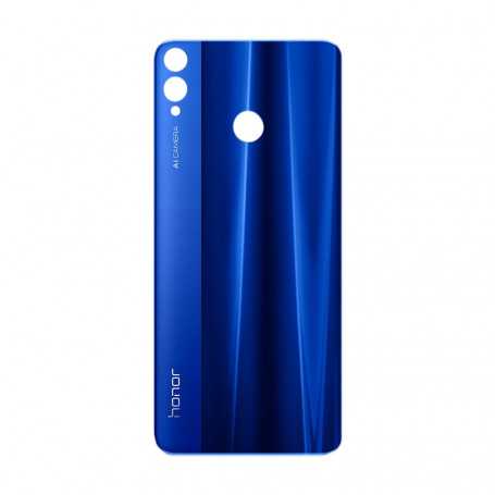Vitre arrière Honor 8X Bleu + Adhesif