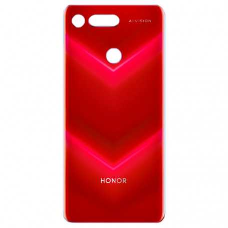 Vitre arrière HUAWEI Honor View 20 Rouge + Adhesif