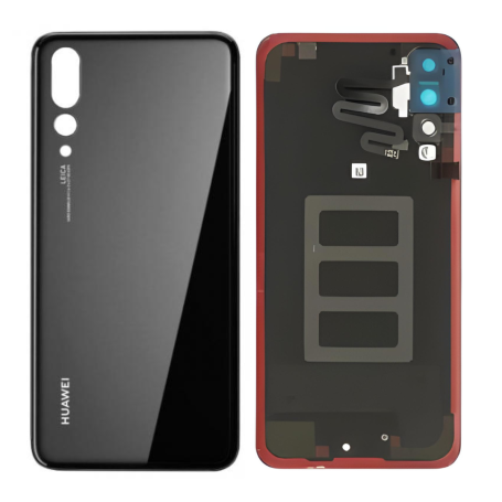 Vitre arrière Huawei P20 Pro Sans Contour lentille Noir (Original Démonté)