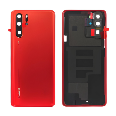 Vitre arrière Huawei P30 Pro Sans Contour lentille Orange (Original Démonté)