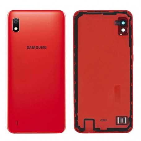 Vitre/Coque arrière Samsung Galaxy A10 Rouge (Original)