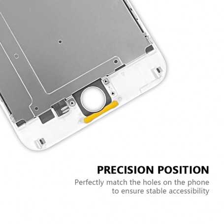 Ecran IPhone 6 Blanc PREMIUM avec plaque en métal