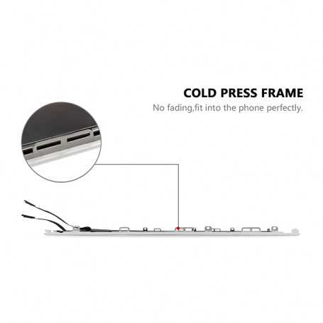 Ecran IPhone 6 Blanc PREMIUM avec plaque en métal