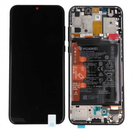 Ecran Huawei P Smart S / Y8p 2020 Argent Sur Châssis + Batterie (Original Pack)