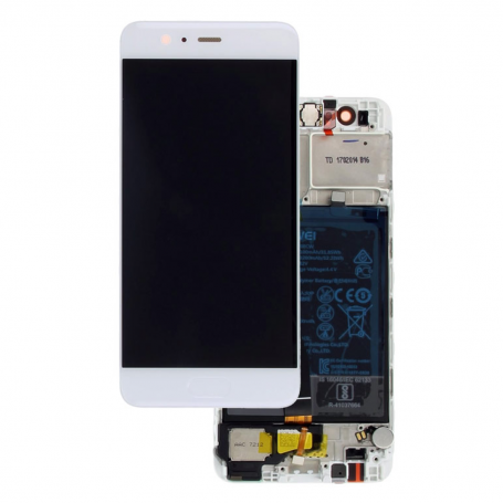 Ecran Huawei P10 Or Sur Châssis + Batterie (Original Pack)