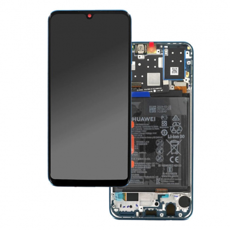Ecran Huawei P30 Lite Blanc Sur Châssis + Batterie (Original)