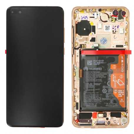Ecran Huawei P40 (2020) Or + Châssis (Original)