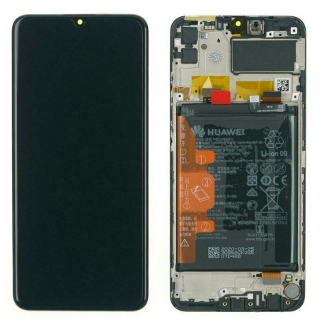 Ecran Huawei Y6p / HONOR 9A Noir Sur Châssis + Batterie (Original)