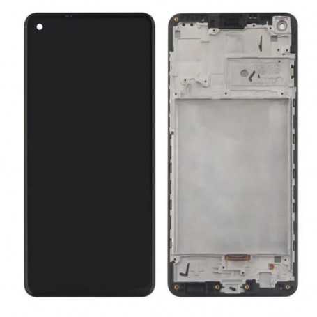 Ecran Samsung Galaxy A21S Noir + Châssis (OLED)