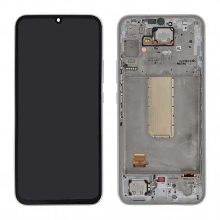 Ecran Samsung Galaxy A34 5G Argent + Châssis (Original)