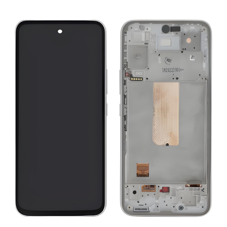 Ecran Samsung Galaxy A54 5G Blanc + Châssis (Original)