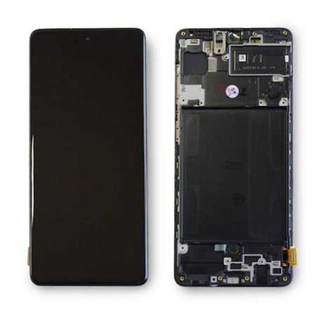 Ecran Samsung Galaxy A71 5G 2020 Argent + Châssis (Original)