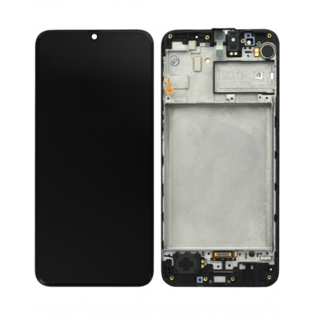 Ecran Samsung Galaxy M31 2020 Noir + Châssis (Original)