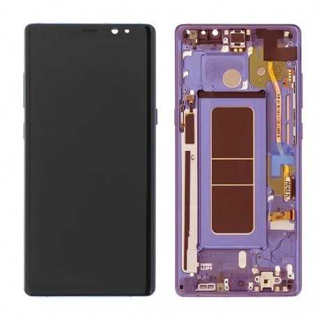 Ecran Samsung Galaxy Note 8 Violet Gris + Châssis (Original)