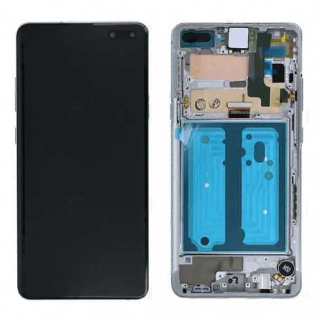 Ecran Samsung Galaxy S10 5G Argent + Châssis (Original)