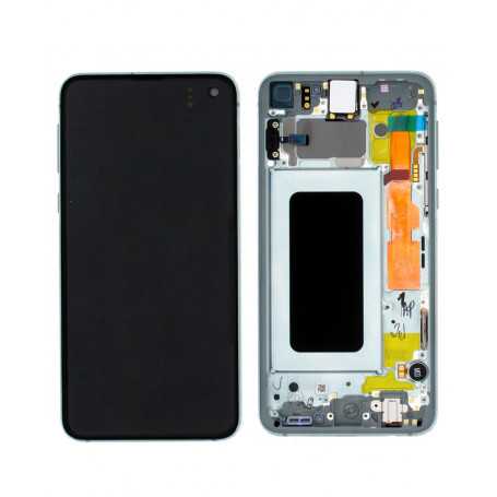 Ecran Samsung Galaxy S10E Prism Vert Sur Châssis (Original)