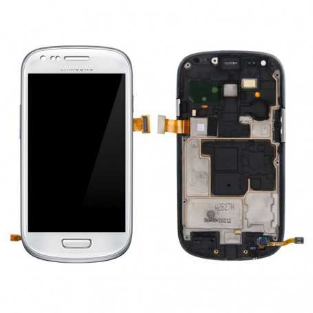 Ecran Samsung Galaxy S3 MIni Blanc Sur Chassis (In-cell)