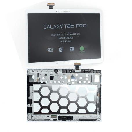 Ecran Samsung Galaxy Tab Pro SM-T520 Blanc + Châssis (Original)