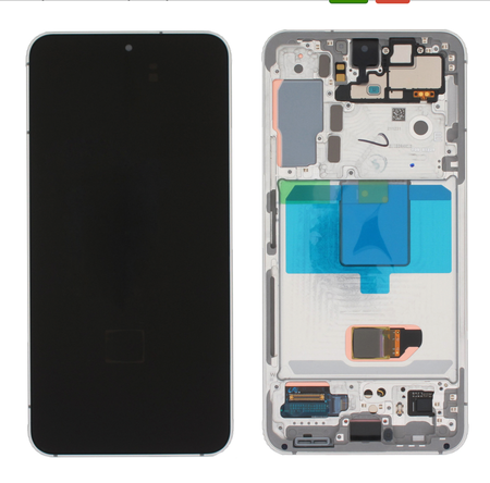 Ecran Samsung Galaxy S22 2022 Blanc + Châssis (Original)