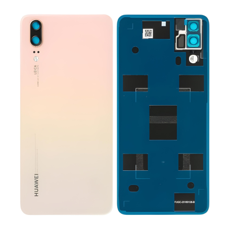 Vitre arrière Huawei P20 Rose (Original Démonté)