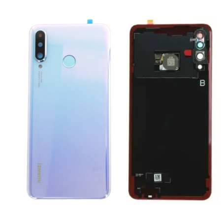 Vitre arrière Huawei P30 Lite Nacré (Original Démonté)