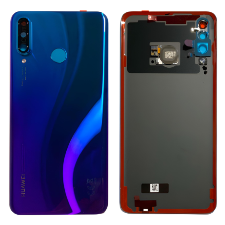 Vitre arrière Huawei P30 Lite Peacock Bleu (Original Démonté)